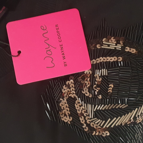 NEW SIZE 14 WAYNE COOPER Beaded Winter Top - Picture 7 of 8